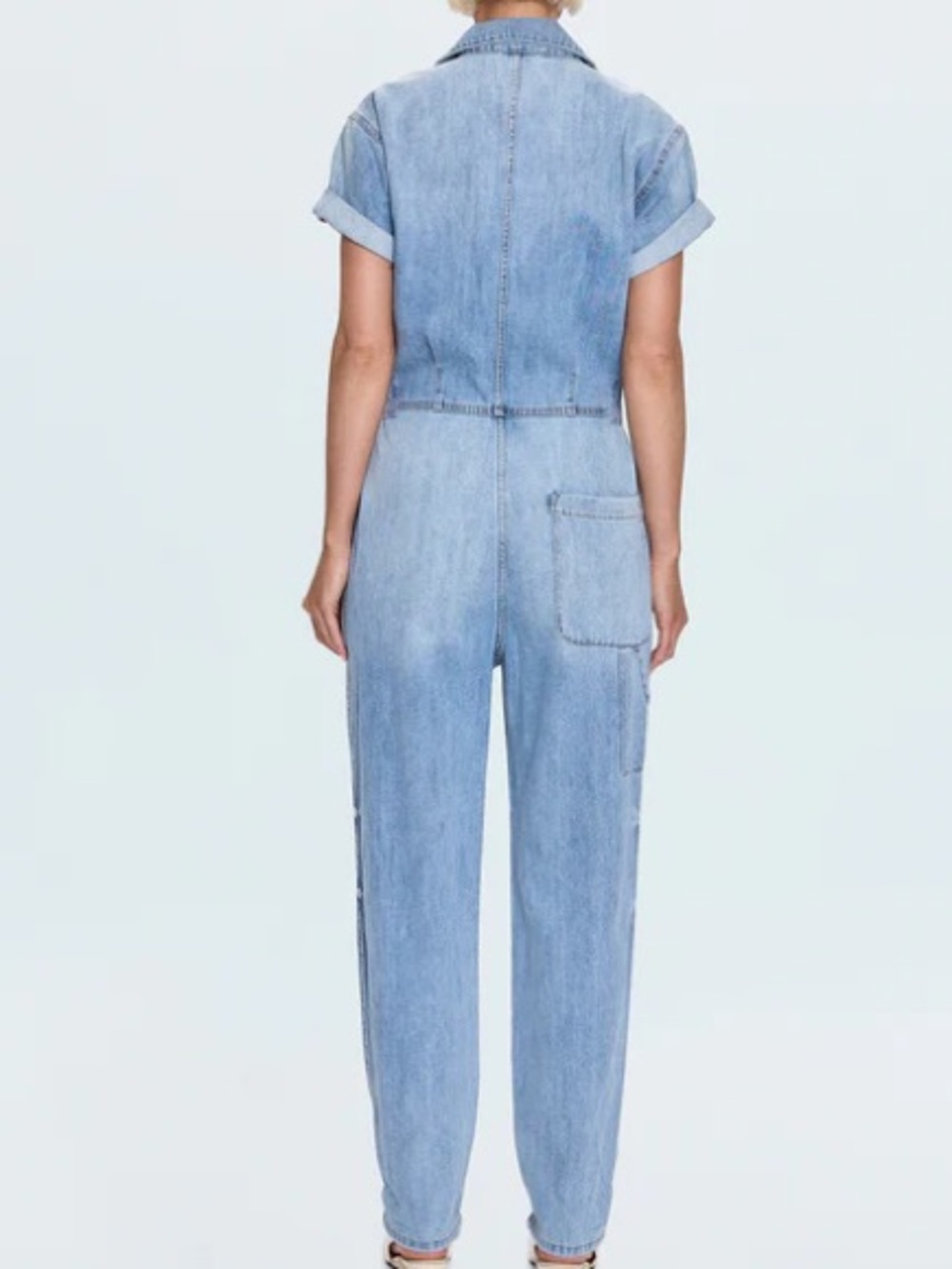 Pistola Grover Denim Jumpsuit - Picture 4 of 11